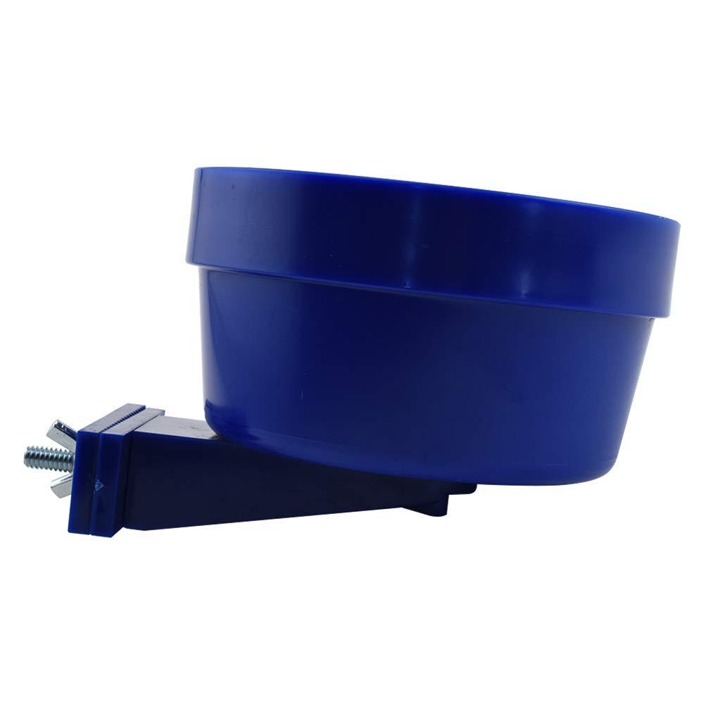 Lixit Quick Lock Cage Bowls for Small Animals and Birds. (20oz, Blue)