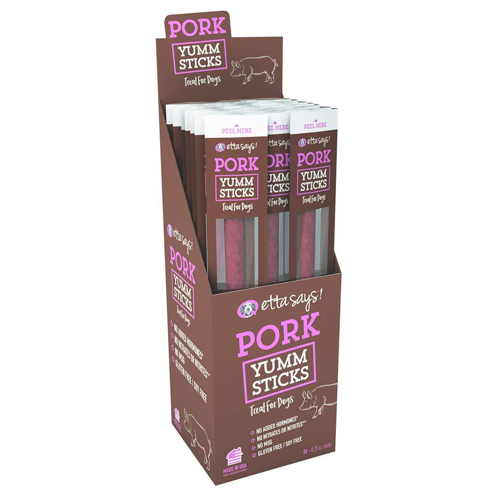 ETTA SAYS! 41400796 Yum Sticks Pork Dog Treat - 24 Count