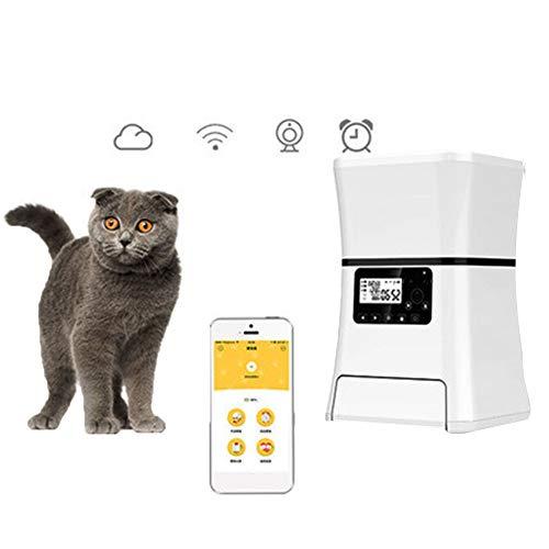 LLP LM Automatic FeedersMobile Phone Remotely Cat Dog Feeder Pet Intelligent Timing Weighing Feeder Quantitative Dog Food Automatic Feeder by MAG.AL