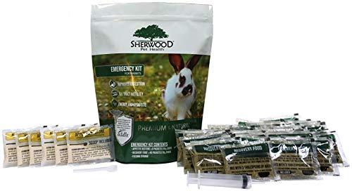 Pet Rabbit Emergency Kit with Timothy Recovery Food (Large Emergency Kit)