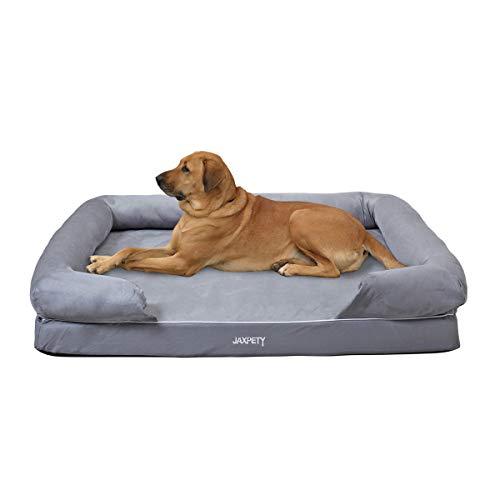 thegreatshopman Soft Pet Bed Rectangle Dog Bed Couch Extra Large Size Gray