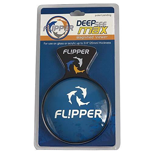 FL!PPER DeepSee Aquarium Magnifier Magnetic Viewer - Fish Tank Magnifying Glass - Magnetic Magnifying Glass Ideal for Photography - Flipper Fish Tank Accessories, 5\\\