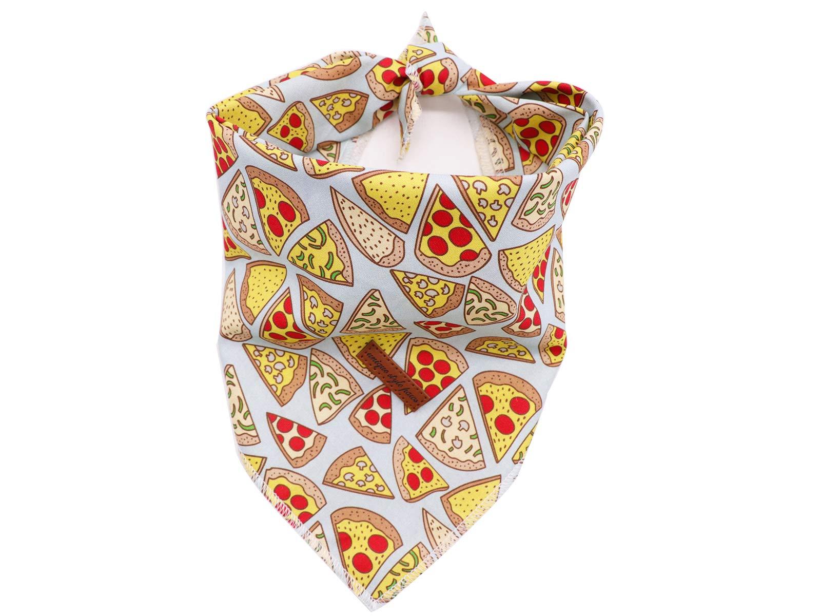 Unique Style Paws 1PCS Dog Bandanas Washable Cotton Square Bibs Sarf, Adjustable Dog Kerchief for Small Medium Large Dogs and Cats