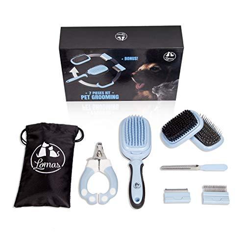 Professional Pet Grooming Kit for Cats and Dogs (blue)