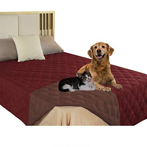 SUNNYTEX Waterproof & Reversible Dog Bed Cover Pet Blanket Sofa, Couch Cover Mattress Protector Furniture Protector for Dog, Pet, Cat