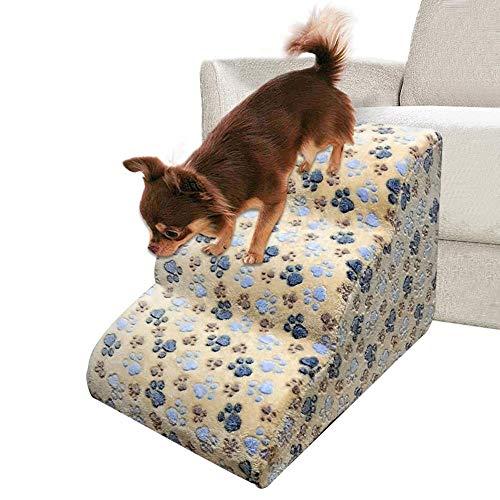 Luckycyc Pet Stairs, Dog Stairs Ladder Pet Stairs Step Dog Ramp Sofa Bed Ladder for Dogs and Cats, Best for Small to Large Pets, 23.62