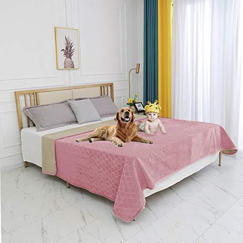 fuguitex Waterproof Dog Blanket Bed Cover Dog Crystal Velvet Fuzzy Cozy Plush Pet Blanket Throw Blanket for Couch Sofa?8082\\\