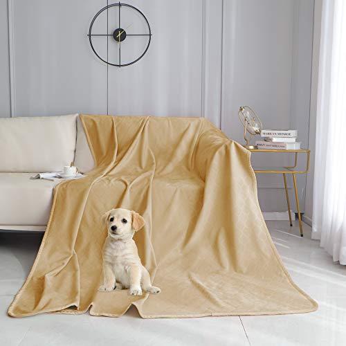 fuguitex Waterproof Dog Blanket Bed Cover Dog Crystal Velvet Fuzzy Cozy Plush Pet Blanket Throw Blanket for Couch Sofa?8082\\\