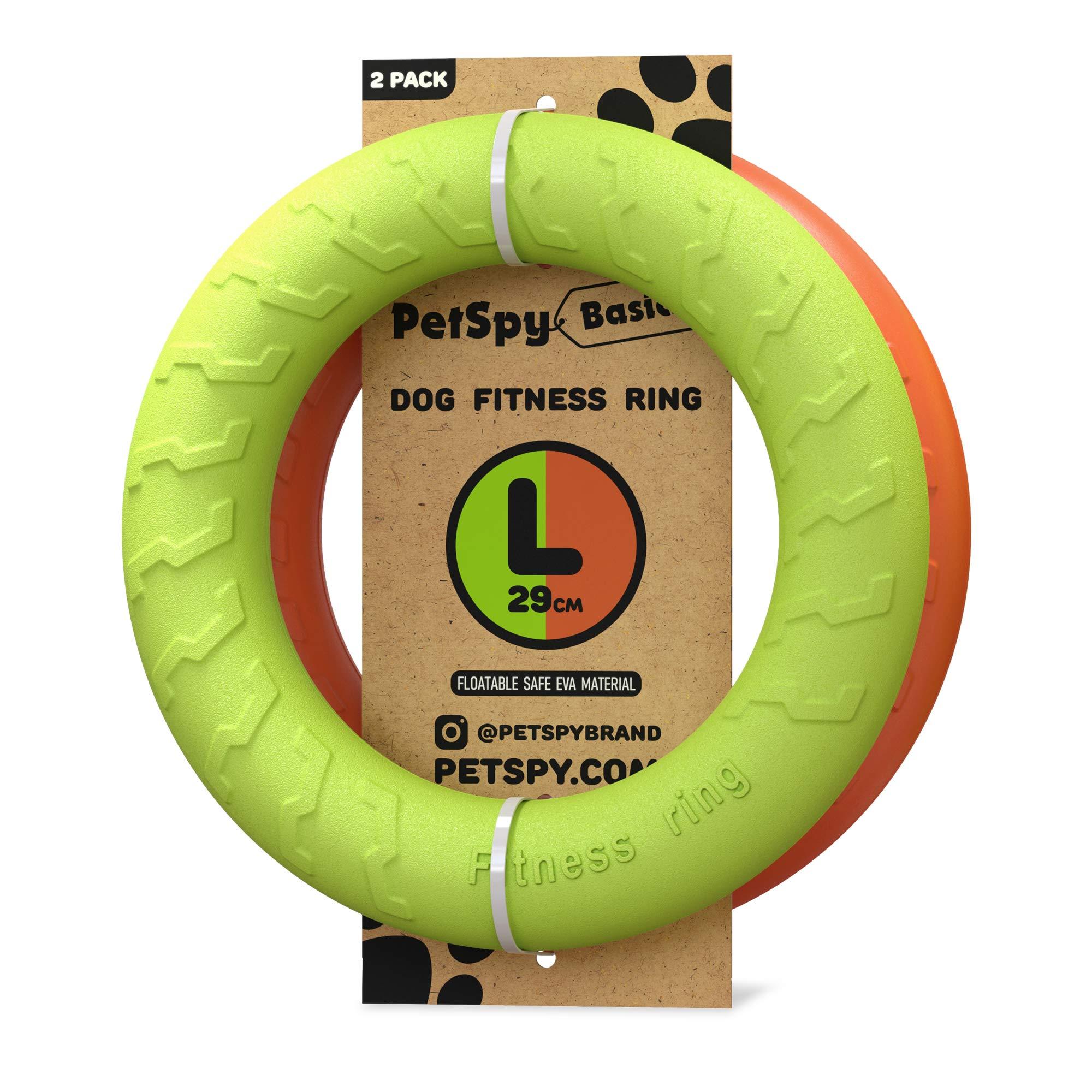 Dog Training Ring for Outdoor Fitness Floatable Pulling Toy and Flying Disc Interactive Play Tool for Small Medium Large Dogs