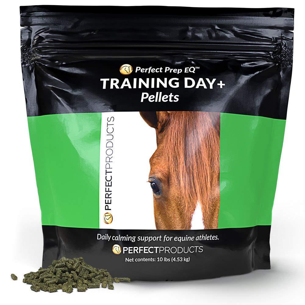 Perfect Prep EQ Training Day+ Pellets Show Safe Horse Calming Supplement (10 lb)