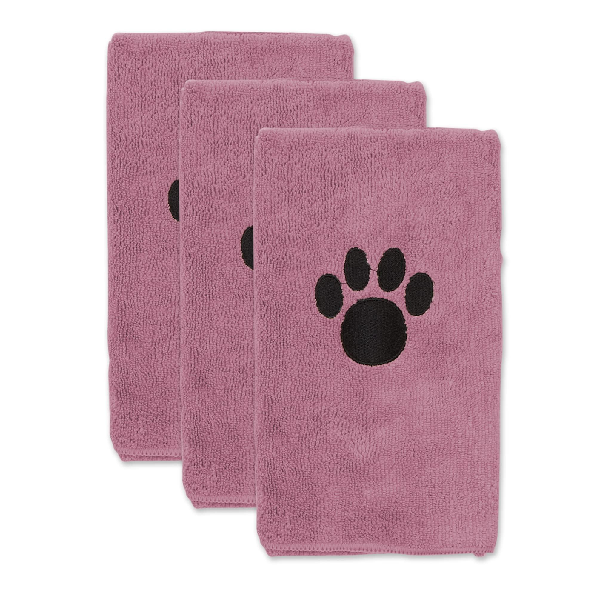 Bone Dry Pet Grooming Towel Collection Absorbent Microfiber Drying Set, 15x30\\\