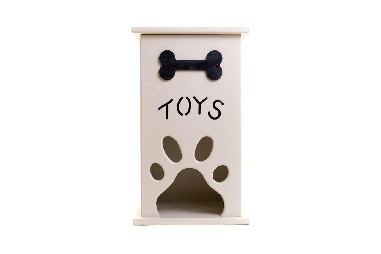 Large Wooden Pet Toy Box with Opening for Your pet to Easily Access The Toy of There Choice, Suitable for Storing cat & Dog Toys (Beige), 11\\\'\\\'Lx13\\\'\\\'Wx22\\\'\\\'H
