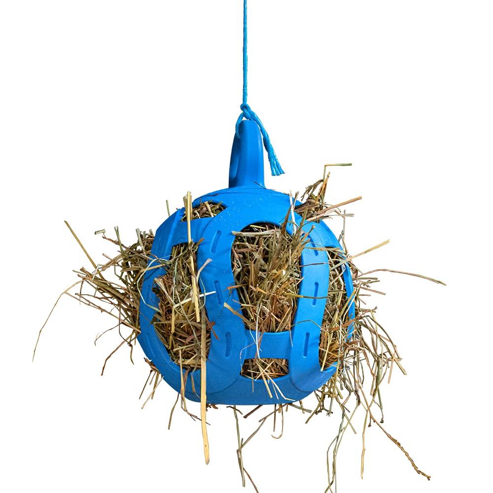 Horsemen\\\'s Pride Jolly Hay Ball Stall Toy for Horses, Blue