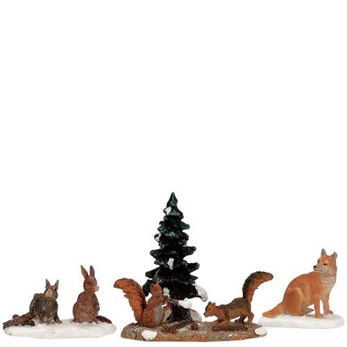Lemax Christmas Village Woodland Animals Set of 4-12516