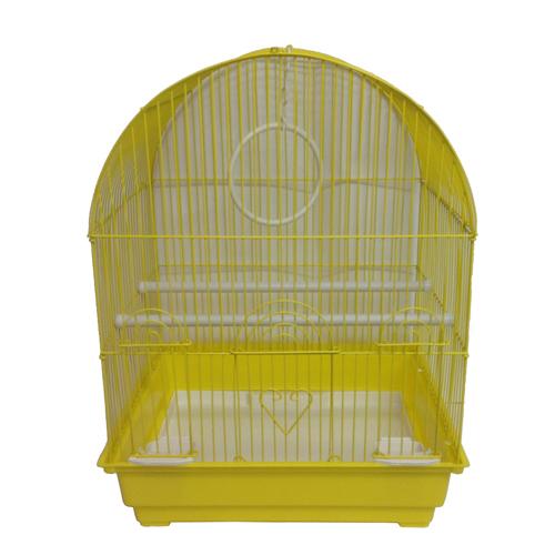 Iconic Pet - Dome Top Bird Cage - Medium - Yellow