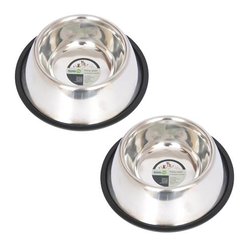 (Set of 2) - Non-Skid Spaniel/Cocker Bowl for dog - 8 oz - 1 cup