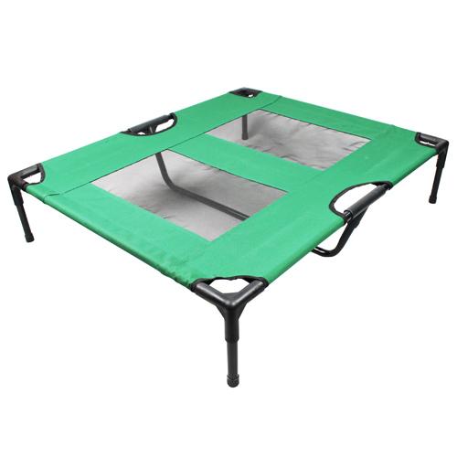 Iconic Pet - The Lazy Pet Cot - Dark Green - Large