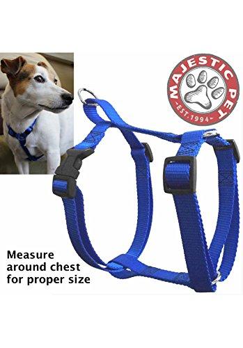 20in - 28in Harness Blue, Lrg 40 - 120 lbs Dog By Majestic Pet Products