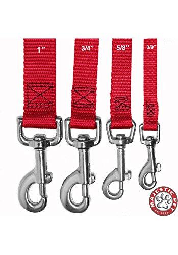5/8in x 6ft Lead Red By Majestic Pet Products