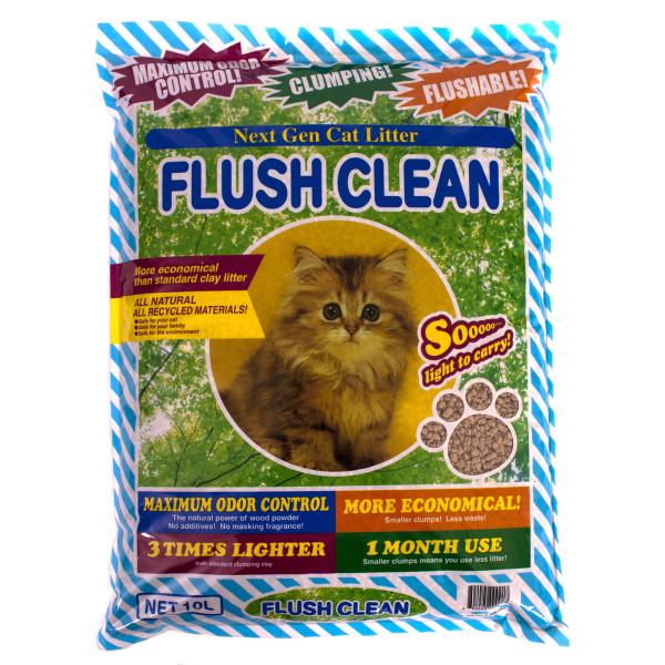 Flush Clean Cat Litter (One 6 lb.bag)