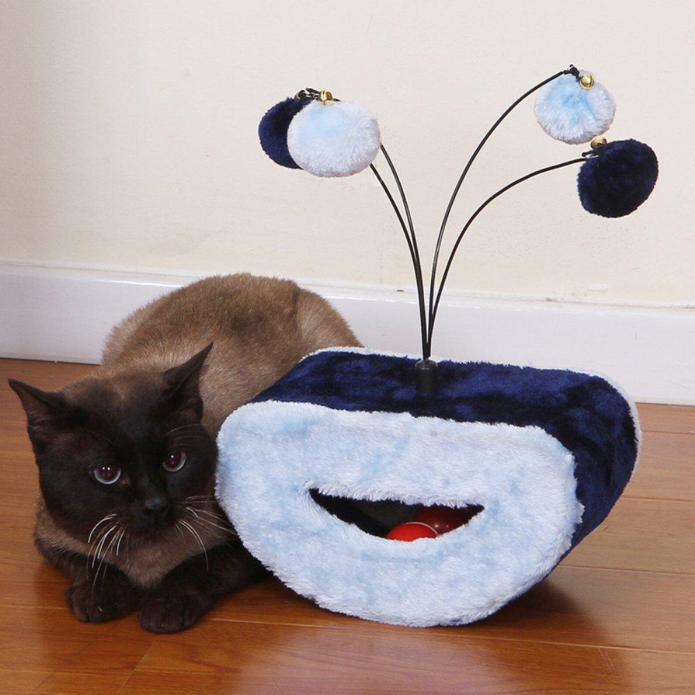 PetPals Dainty - Light Blue Cat Toy with Sisal & Teasing Toys