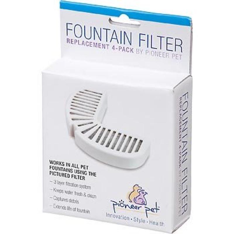 Pioneer Pet Filter 4 Pack Replacement - For Ceramic and SS